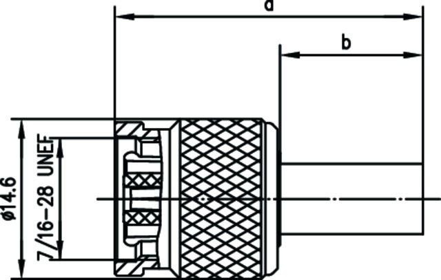 Immagine prodotto Telegärtner Connettore inverso TNC, diritto 50 Ohm J01010R0005 1 pz.