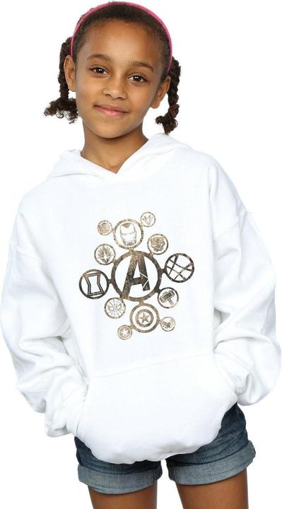 Immagine prodotto Avengers Infinity War Icons Felpa con Cappuccio Ragazze (140, 146)