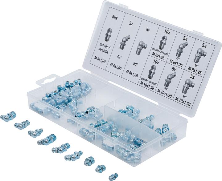 Produktbild BGS Schmiernippel-Sortiment | 110-tlg.
