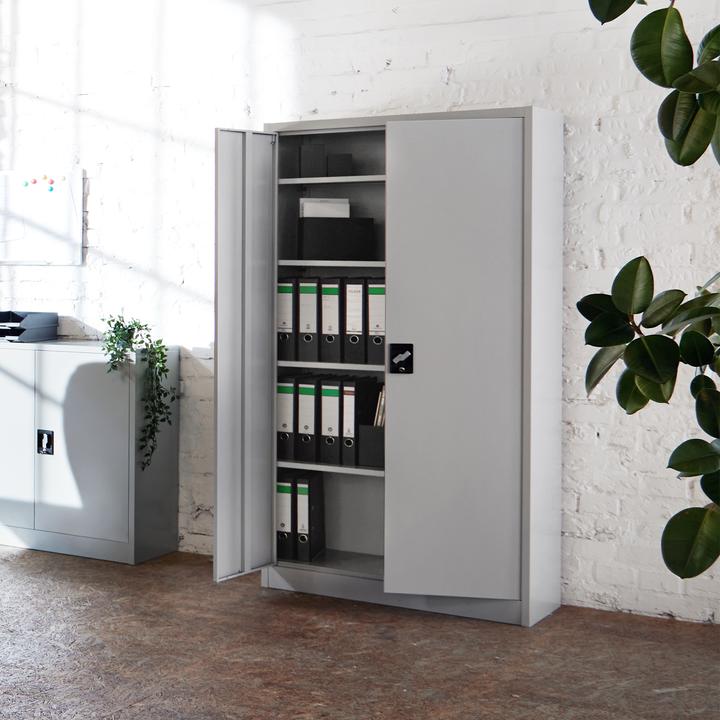 Image du produit tectake Armoire de classement (80 x 40 x 180 cm)