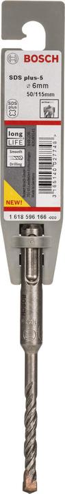 Produktbild Bosch Professional Zubehör Hammerbohrer SDS plus-5, 6 x 50 x 115 mm (6 mm)