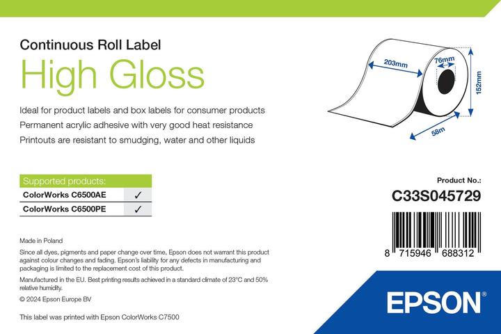 Produktbild Epson Hochglänzend permanenter Acrylklebstoff