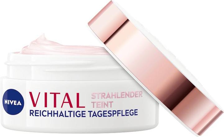 Produktbild NIVEA Vital Anti-Age Tagespflege strahlender Teint Topf 50 ml (50 ml, Tagescreme)