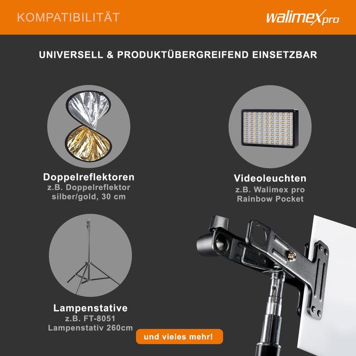 Immagine prodotto Walimex morsetto professionale 4in1 (Ulteriori accessori)