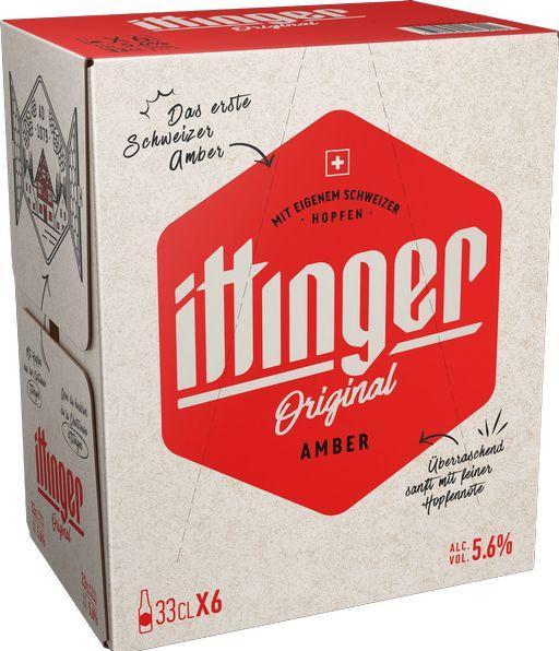 Actual product image Ittinger Amber (6 x 33 cl)