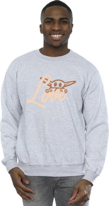 Actual product image Star Wars Mens Grogu Love Sweatshirt (M)