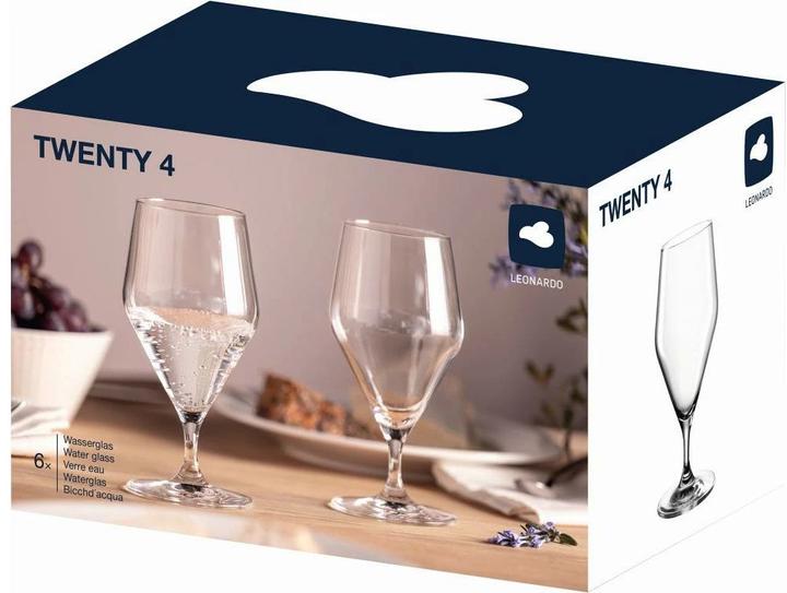 Immagine prodotto Leonardo Bicchiere Twenty4 330 ml, 6 pezzi, Trasparente (0.33 l, 6 x)