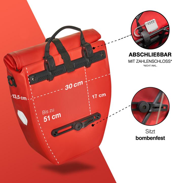 Actual product image Valkental ValkBasic (20 l, Luggage carrier bag)