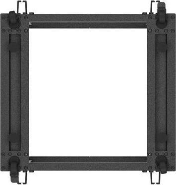 Productafbeelding Lanberg OPEN RACK 19 12U 600X600-1100 REGULOWANY CZARNY (19 inch rek)