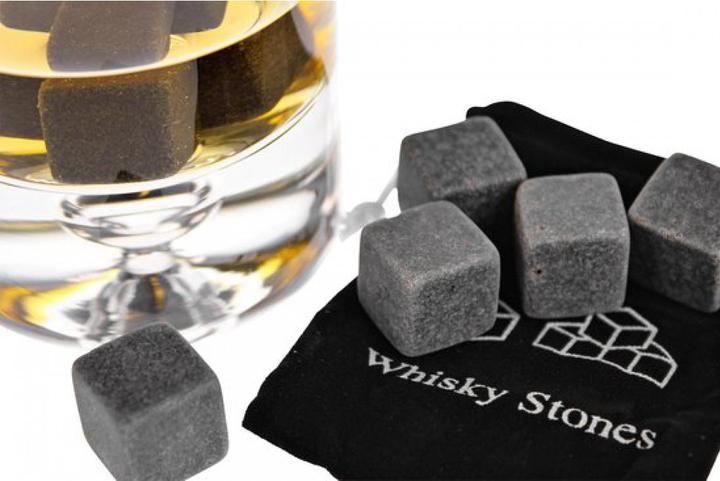 Image du produit PhoneLook Set de glaçons créatifs avec cubes en pierre Whisky / Cocktails / Boissons (9 pièces) (Pierres à whisky)