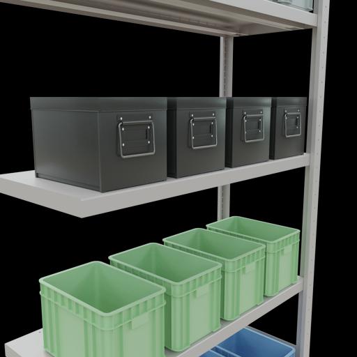 Actual product image Schulte Lagertechnik MULTIplus250 boltless add-on bay system with length bolts