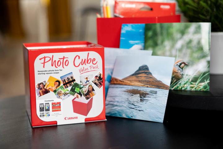 Actual product image Canon PG-540 / CL-541 Photo Cube Value Pack PP-201 13x13 cm 40 sheets (M, C, FC, Y)