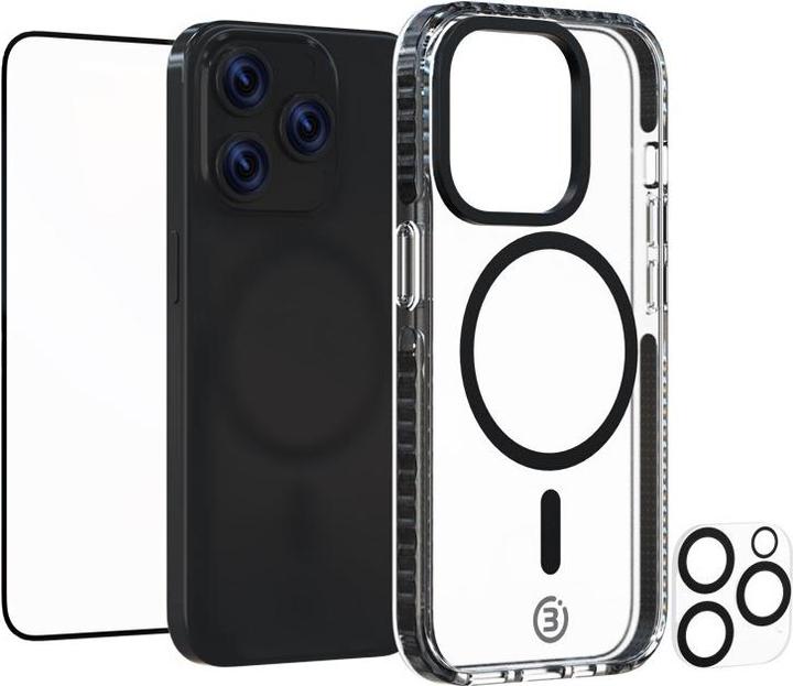 Actual product image 3Sixt Impact Zero mobile phone case 3in1 set (Apple iPhone 15 Pro Max)