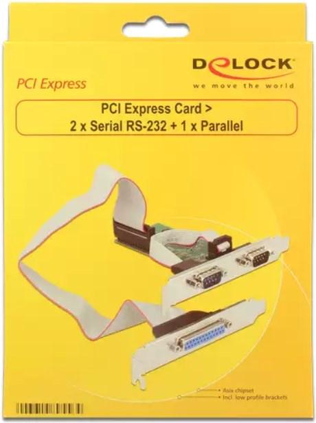 Actual product image Delock 89556 PCI Express card 2x serial