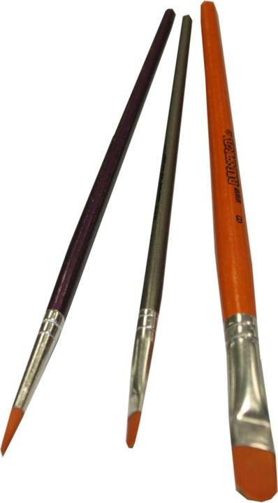 Produktbild Magni 955512 - Profi-Pinselset, Rundpinsel Grösse 3, Katzenzungenpinsel Grösse 2 und 8