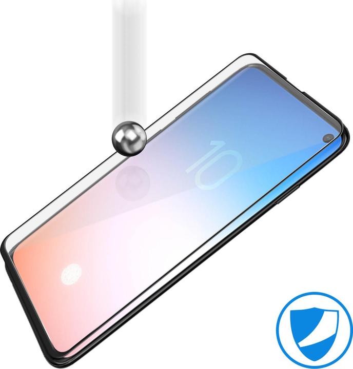 Actual product image Avizar bulletproof glass, glass protective film, protective glass (1 Piece, Samsung Galaxy S10e)