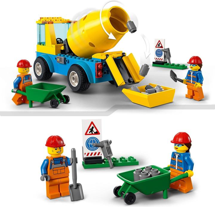 Immagine prodotto LEGO Betoniera (60325, LEGO City)