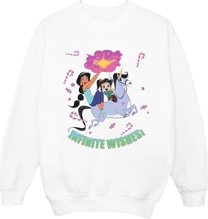 Image du produit Disney - Sweat WRECK IT RALPH JASMINE AND VANELLOPE - Fille (140, 146)