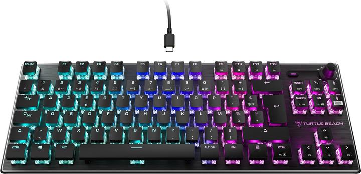 Produktbild Turtle Beach Vulcan TKL AIMO Gaming-Tastatur, Red Switch (DE, Kabelgebunden)