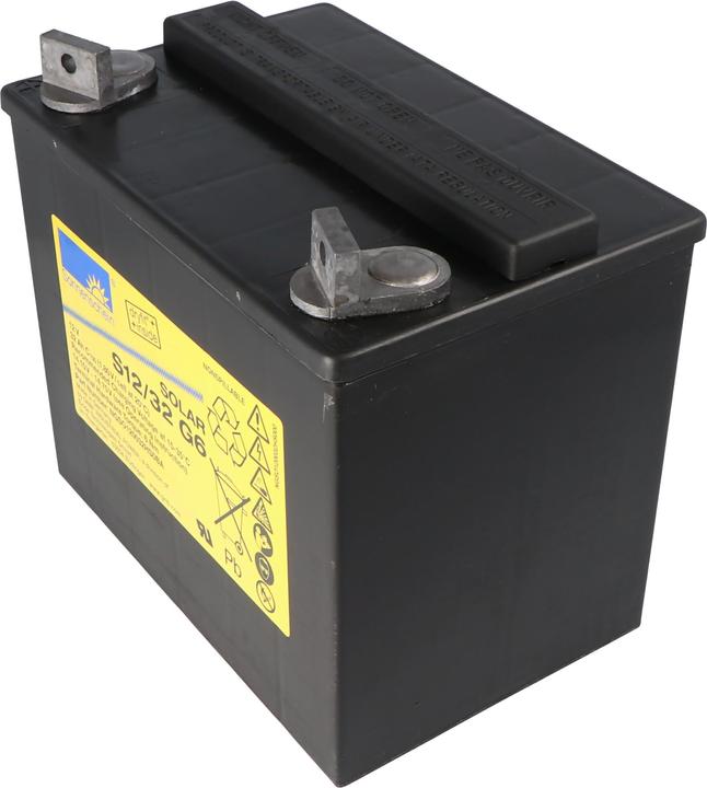 Actual product image Tadiran Sonnenschein S12/32 G6 solar battery lead battery 12Volt 32Ah, M6 screw connection (12 V, 32 Ah)