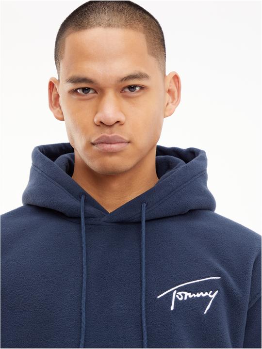 Actual product image Tommy Hilfiger Tommy Jeans - Men's Relaxed Signature Hoodie - Size L (L)
