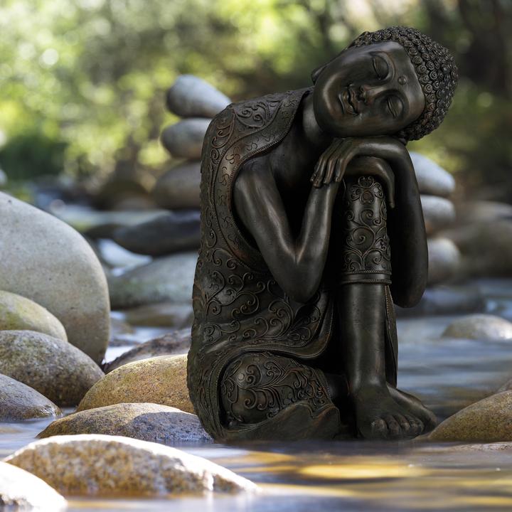 Image du produit Relaxdays Figurine Bouddha Tête Inclinée 60 cm