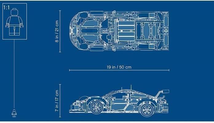 Produktbild LEGO Porsche 911 RSR (42096, LEGO Technic, LEGO Seltene Sets)