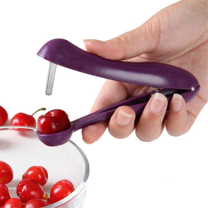 Produktbild JTI Entkerner für Kirschen und Oliven - Lila