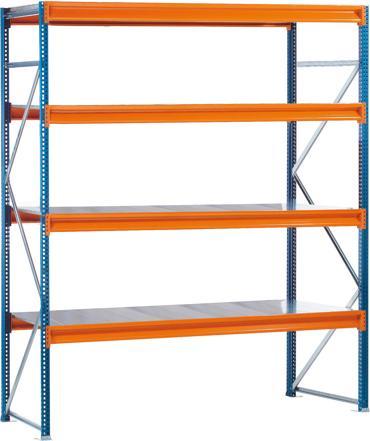 Produktbild Schulte Lagertechnik Grundregal W100 mit Stahlpaneelen