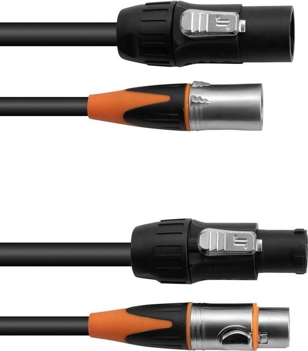 Actual product image Eurolite Combination cable DT-2 DMX IP T-Con/3 Pin XLR 5m (5 m)