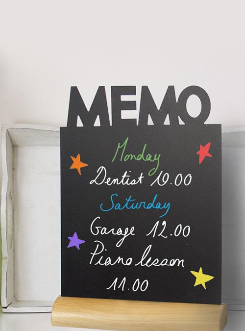 Actual product image Securit Memo (Blackboard, 21 x 35 cm)