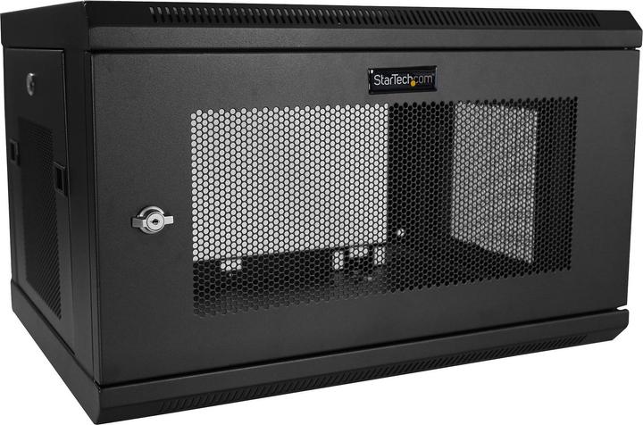 StarTech 6U wall-mount server rack - up to 43cm deep - hinged enclosure - network cabinet - server cabinet (6 RU, 19 inch rack)