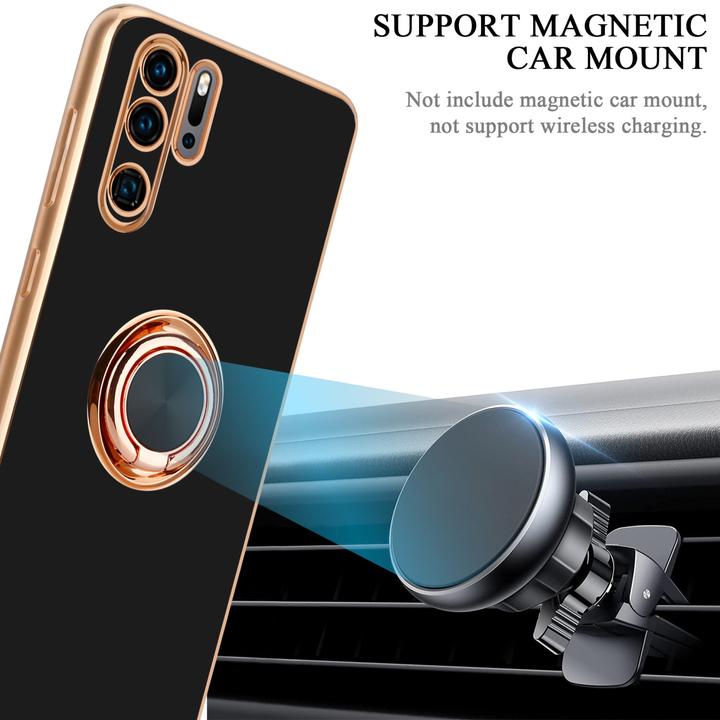 Produktbild Cadorabo Hülle für Huawei P30 PRO im TPU mit Kameraschutz und Ring LM089 Style (Huawei P30 Pro)