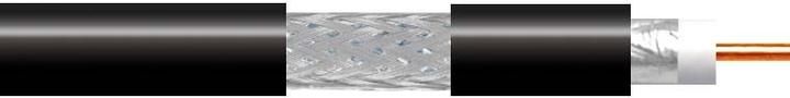 Produktbild Televes Koax-Erdkabel schwarz EK1672plus (100 dB, Antennendose)