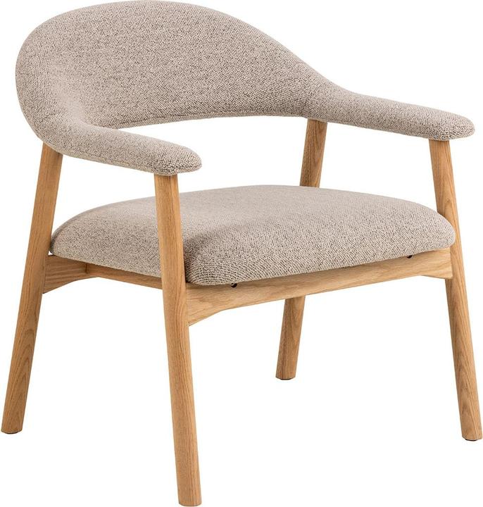 Actual product image AC Design Addi Loungesessel Monza Stoff beige 60, Basis