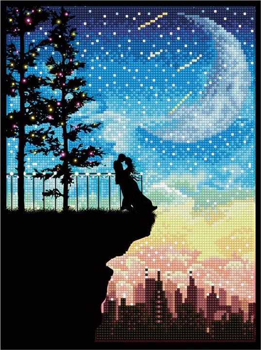 Actual product image Diamond Dotz Diamond Painting Romantic moment