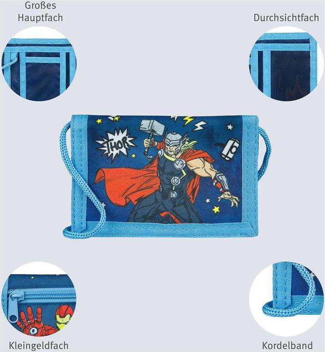 Image du produit Undercover Portefeuille Marvel Avengers 13 cm x 8 cm