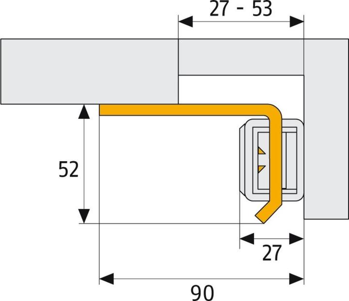 Produktbild Abus SW20 W CL/DFNLI