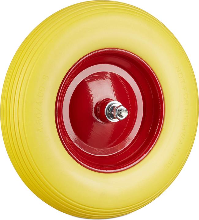 Actual product image Relaxdays Solid Rubber Wheelbarrow Spare Tyre