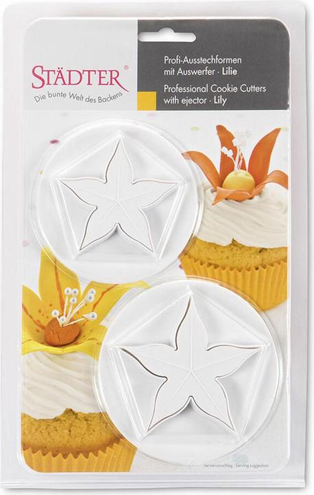Immagine prodotto Städter Set di stampini per biscotti 2 Lily