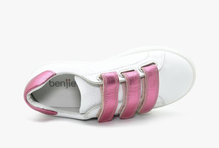Produktbild Benjie Montreux velcro Kinder Weiss Glitter fuchsia (30)