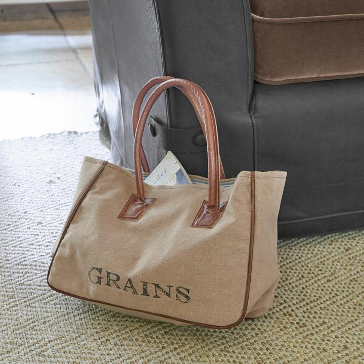 Actual product image Loberon Bag Grains khaki