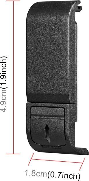 Produktbild Puluz POM Plastic Battery Side Interface Cover for GoPro HERO 13/12/11/10/9 Black (Black)