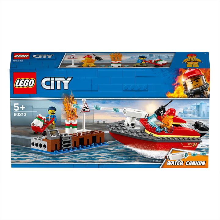 Immagine prodotto LEGO Vigili del fuoco al porto (60213, LEGO City)