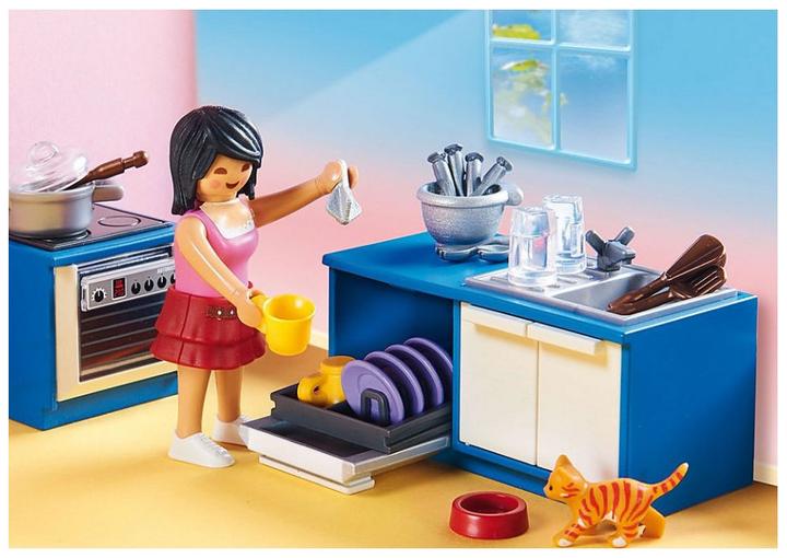 Immagine prodotto Playmobil Cucina familiare (70206, Casa delle bambole Playmobil)
