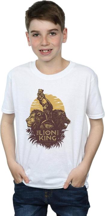 Actual product image Disney Boys The Lion King Movie Sunrise Collage T-Shirt (140, 146)
