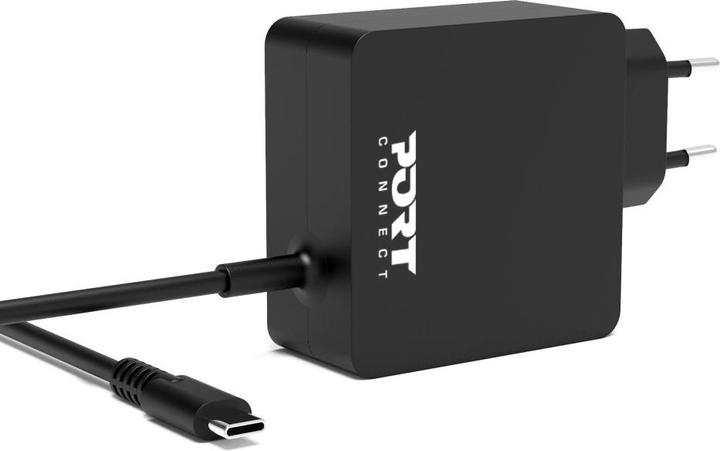Produktbild Port Designs Type C Universal Power Adapter 45w For Macbooks Notebooks Tablets Smartphones Up To 45w (45 W)