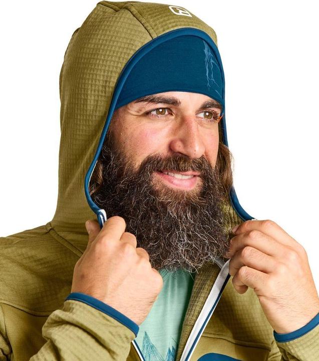 Actual product image Ortovox Fleece Grid Hoodie Men Midlayer (S)