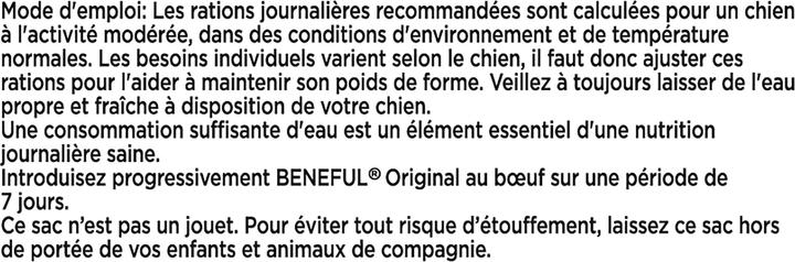 Image du produit Beneful Original Boeuf & Légumes (Senior, 1 pcs, 2870 g)