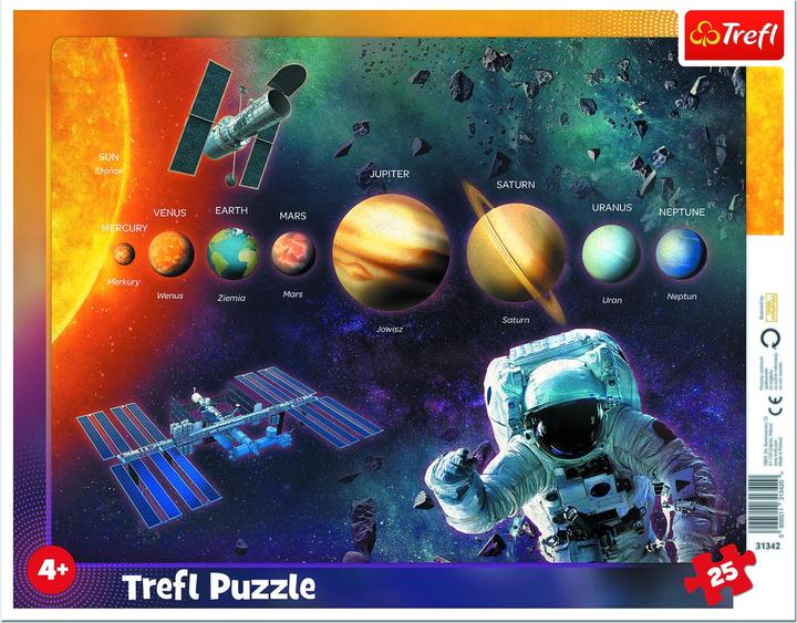 Produktbild Trefl Das Rahmenpuzzle für die Kleinsten besteht aus 25 Puzzles und einem Block mit Rahmen, der beim Zusam (25 Teile)